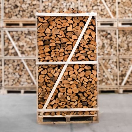 Palette kammergetrocknetes gespalten Erle Brennholz 25cm - Image 4